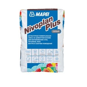 Штукатурка цементная Mapei Nivoplan Plus 25 кг.