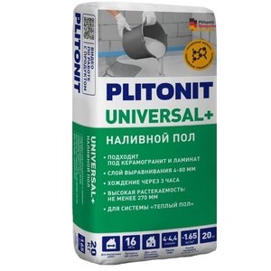 Ровнитель для пола PLITONIT Universal + , 20 кг