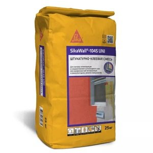 Универсальная штукатурно-клеевая смесь SikaWall®-1045 UNI, 25 кг
